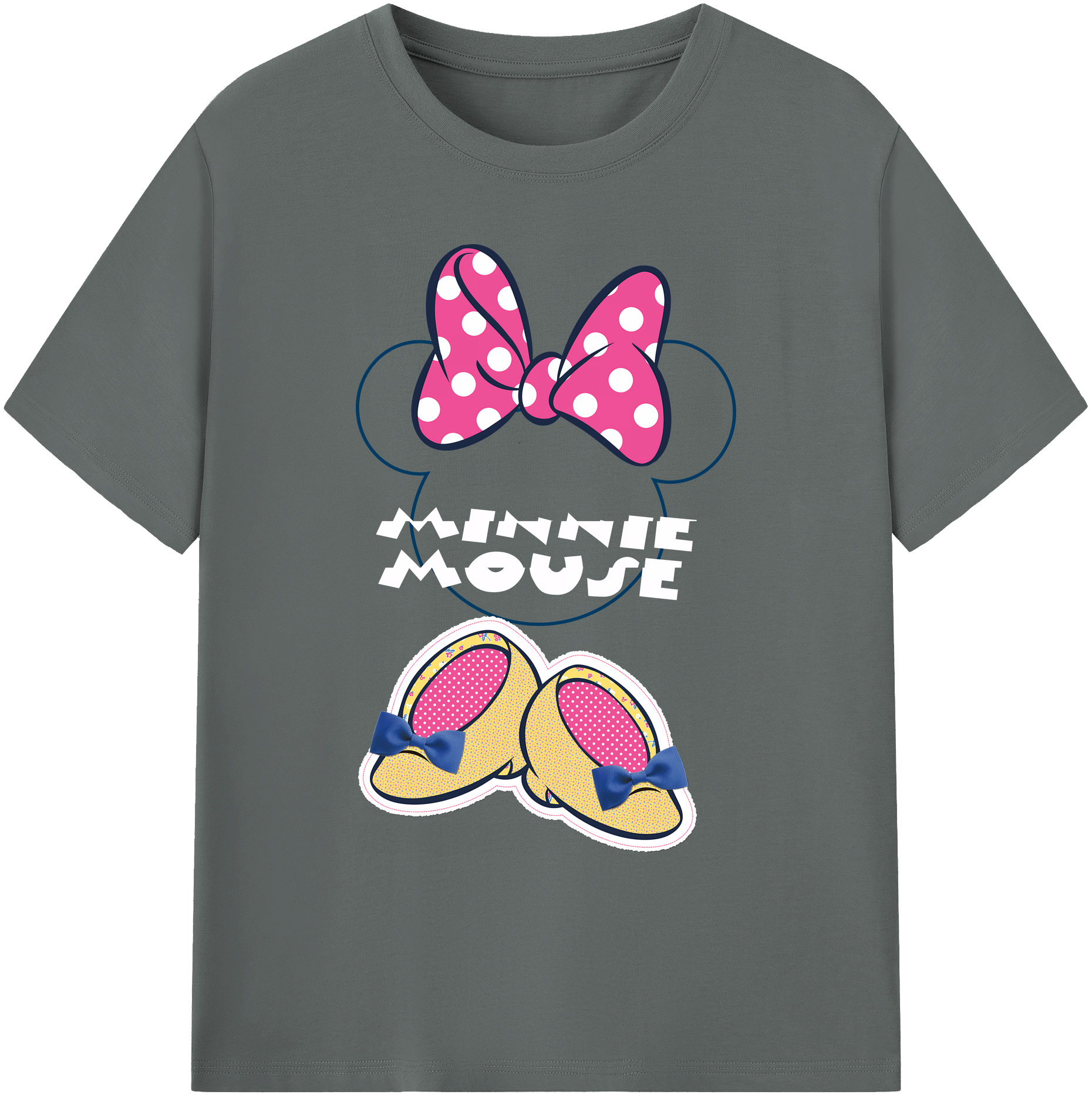 ミッキーマウス Mickey Mouse 綿100％ メンズ半袖Tシャツ｜肌触りやわらか＆通気性